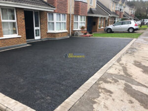 Heavy Duty Tarmac Driveway with Birch Paved Border in Limerick