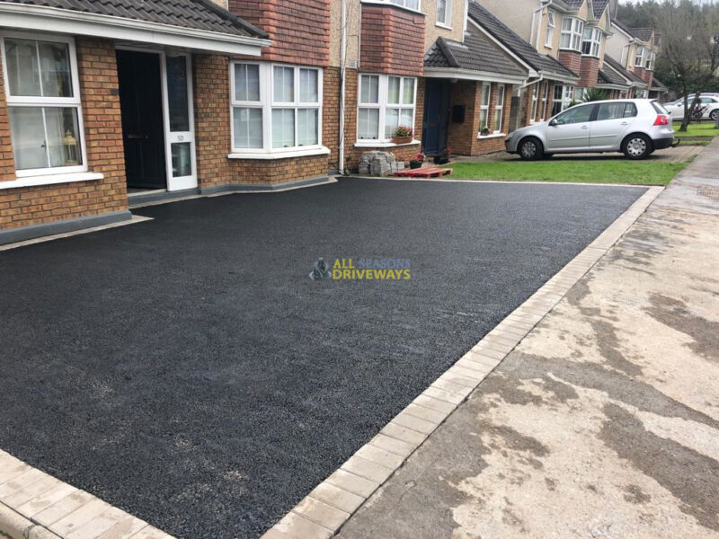 Heavy Duty Tarmac Driveway with Birch Paved Border in Limerick