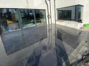 Patio with Porcelain Tiles in Gort, Co. Galway