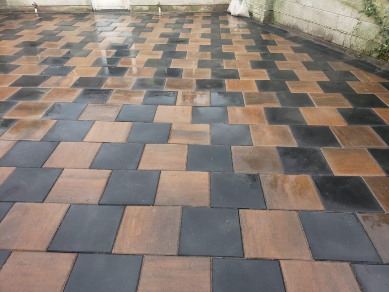 Patio with Staggered Pattern in Corbally, Co. Limerick