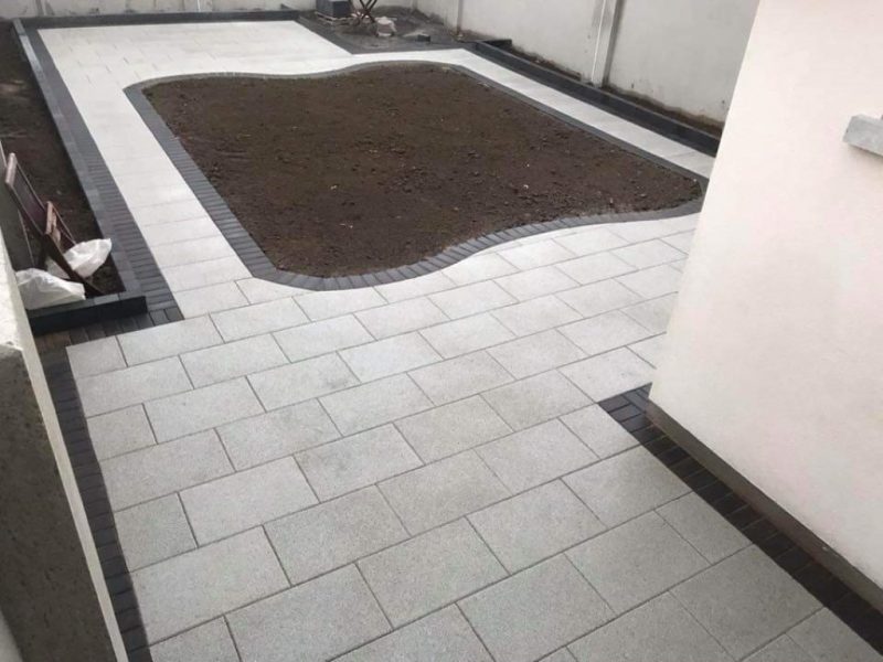 Silver Granite Slabbed Patio in Limerick