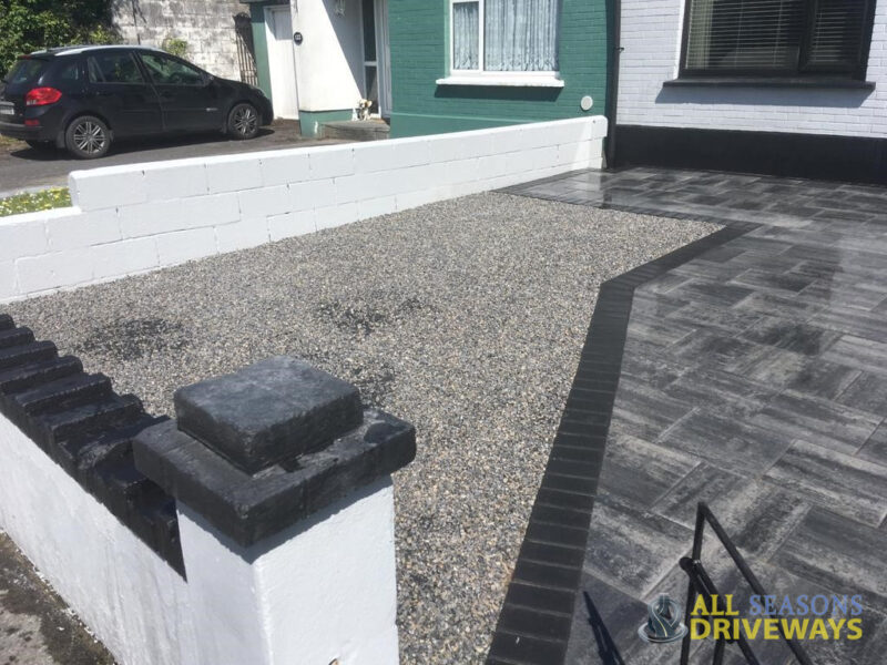 Silver Grey Slabbed Patio in Newmarket on Fergus