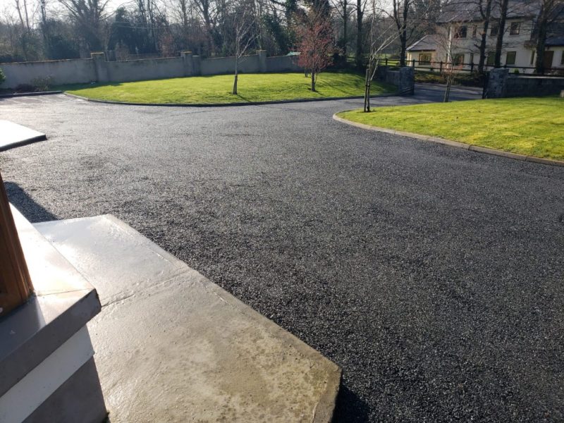 Tar and Chip Driveway in Sixmilebridge, Co. Clare