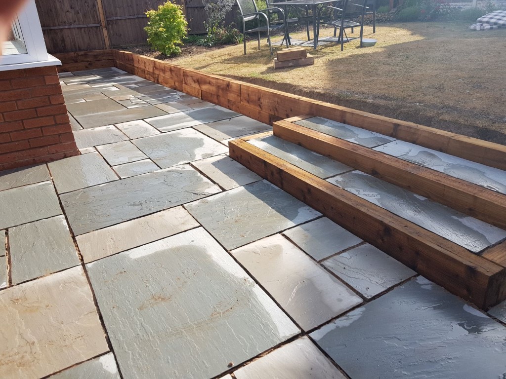 Natural Stone Patio Installers For Clare Sandstone, Porcelain, Granite